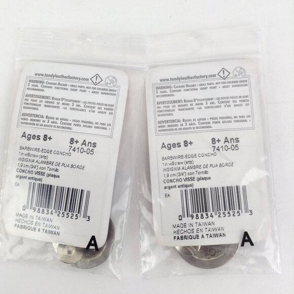 Lot of 13 Tandy Leather Factory Concho Angel Fire Tribal Texas Star Mesa Yucca - Picture 6 of 16